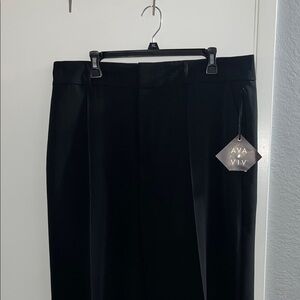 Ava & Viv Classic Black Men's Trousers NWT!!!